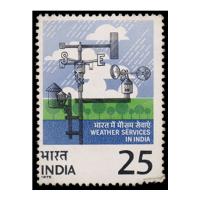 Weather Services in India Stamp