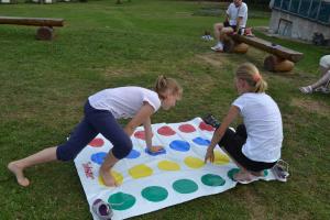 playing twister