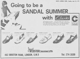 T-bar sandal advertisements