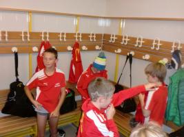 Soccer boy Locker Room